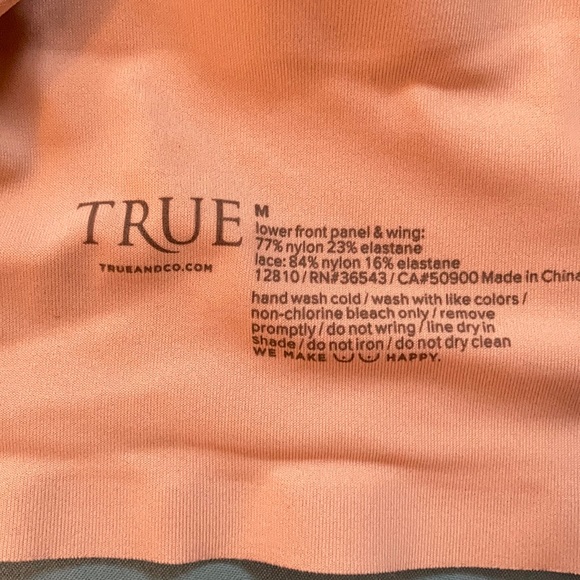 True & Co lace bralette - Picture 3 of 3